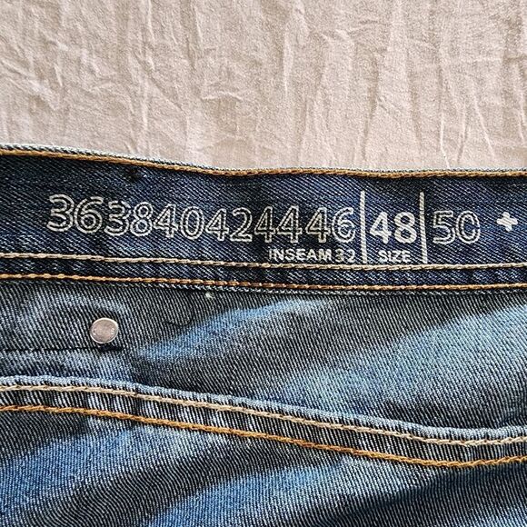 Ring of Fire Relaxed‎ Stratford medium wash jeans mens size 48x32 - Picture 6 of 9